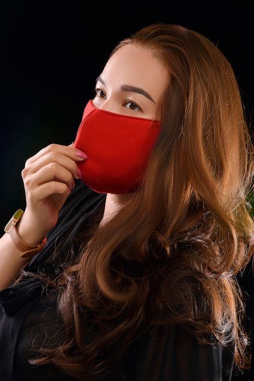 Woman Wearing Face Mask