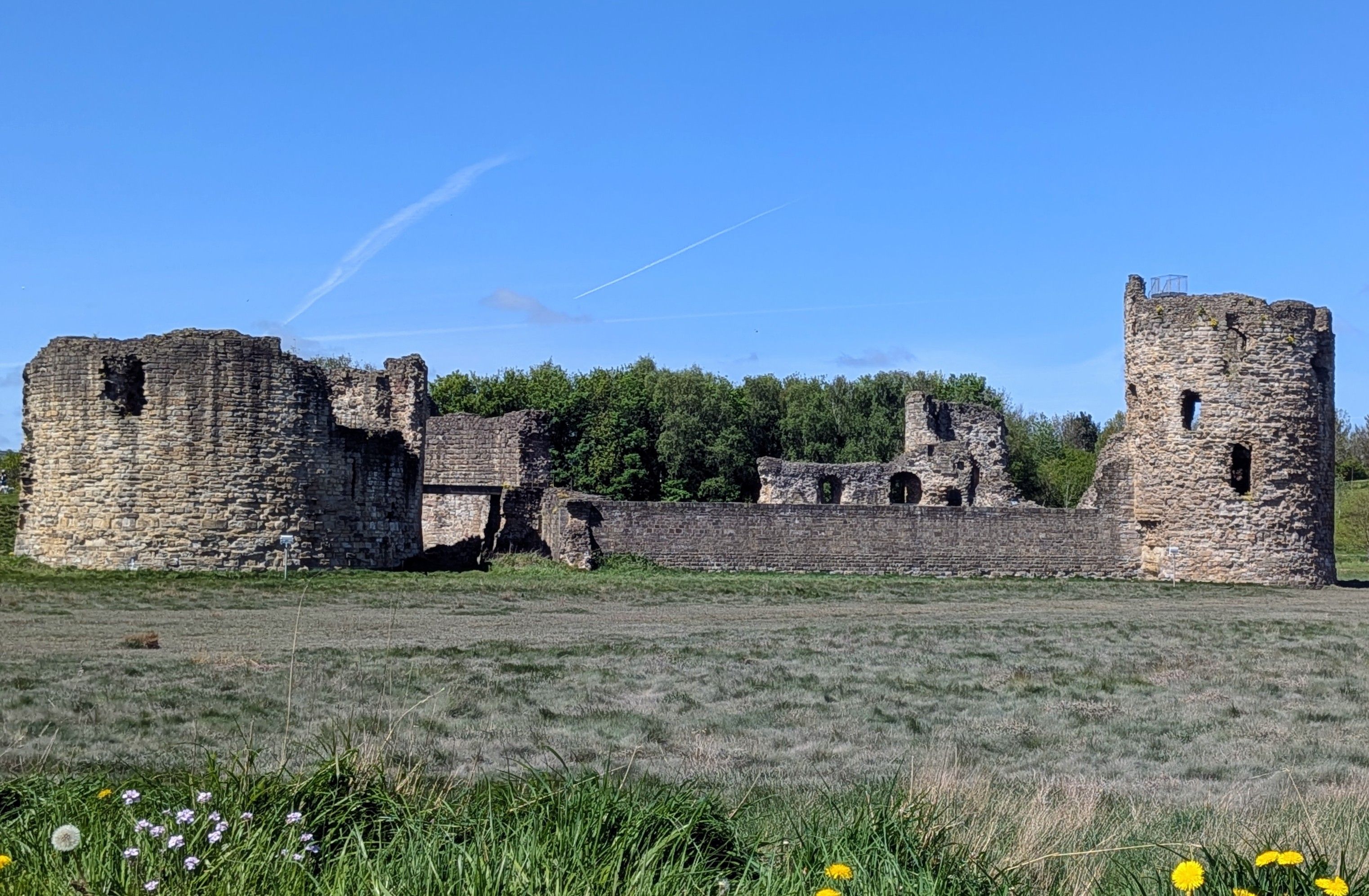 Hay-on-Wye castle ruins