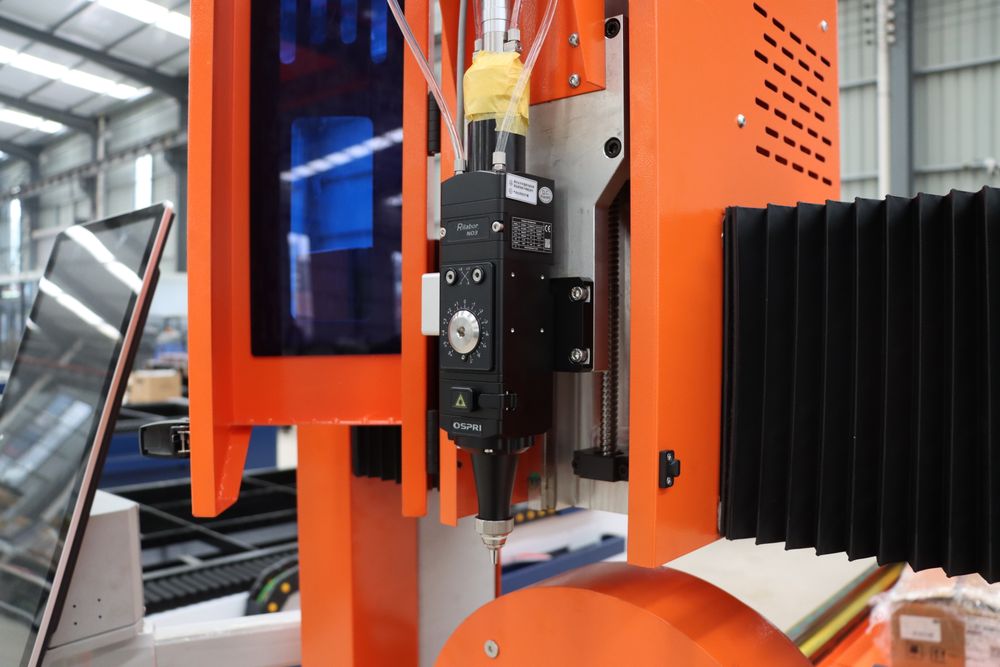 Engineer reviewing a CNC machining process