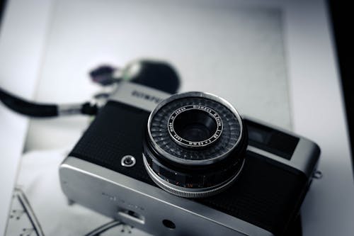 Free Black and Silver Nikon Camera Stock Photo