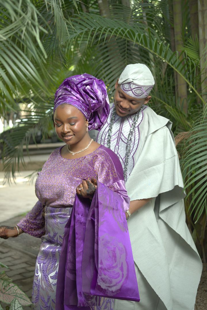 African wedding celebration