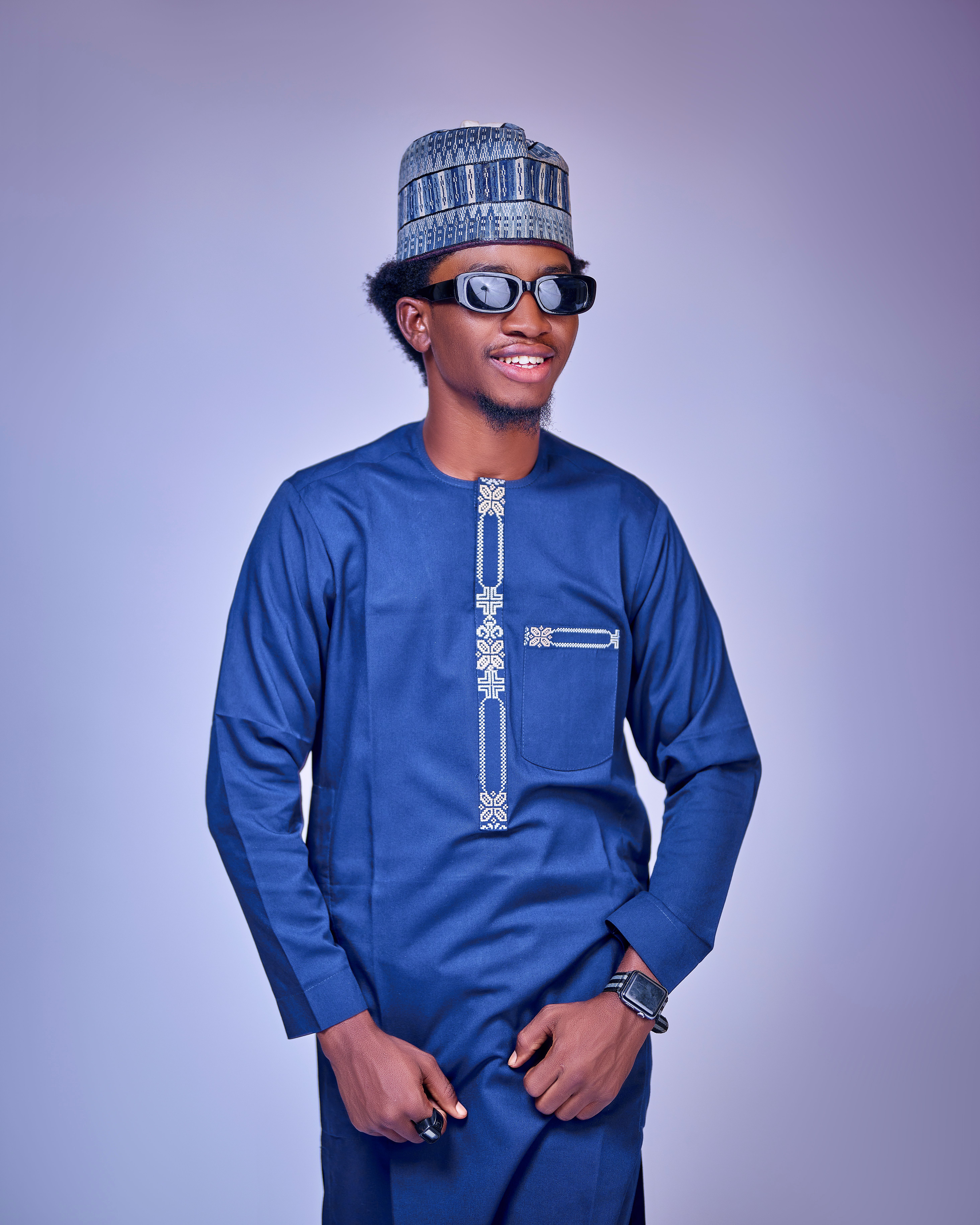 Stylish Man in Traditional Nigerian Attire
