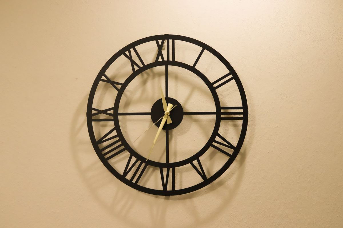 Atlas Skeleton Wall Clock