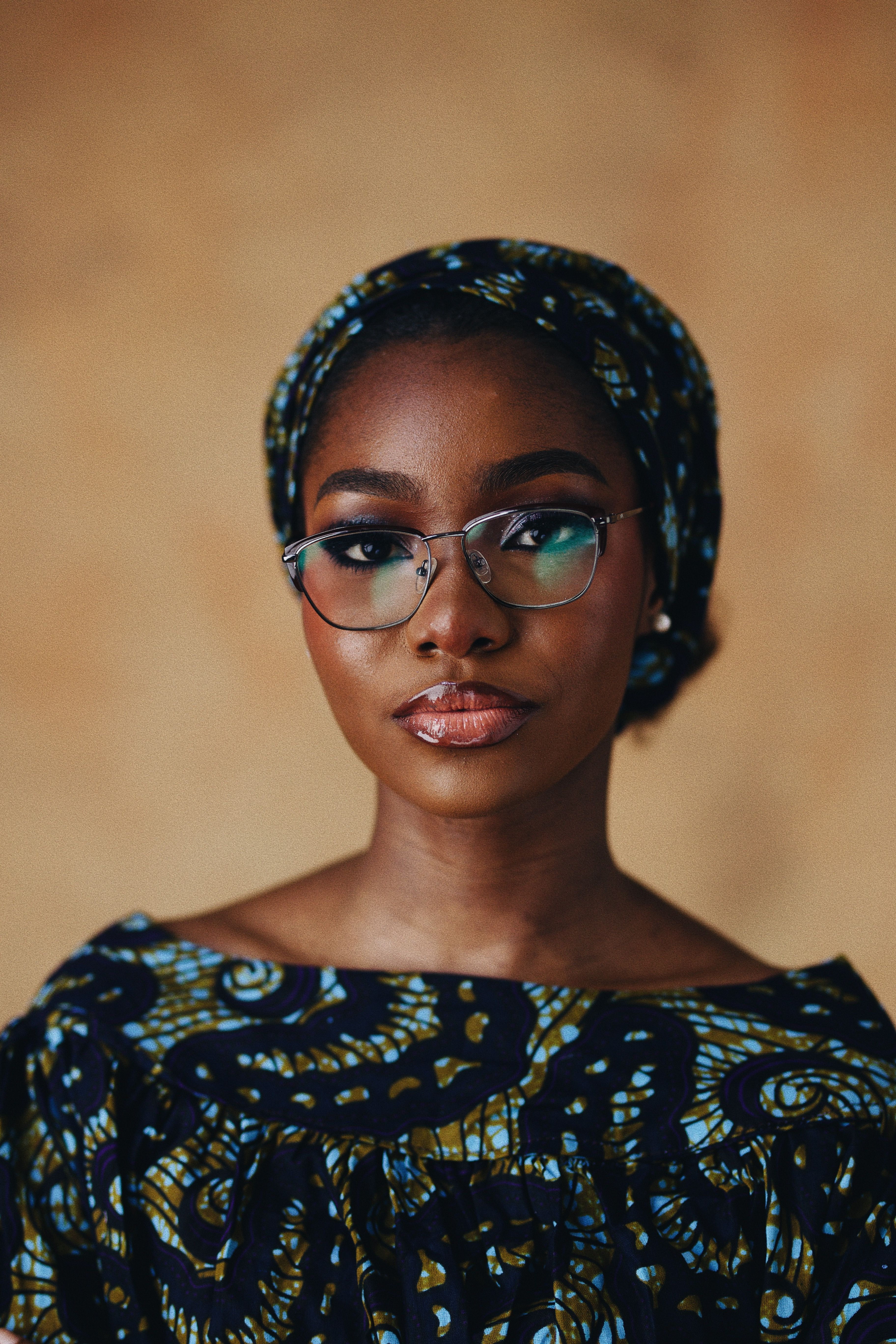 Portrait of a Woman in Traditional African Attire · Free Stock Photo
