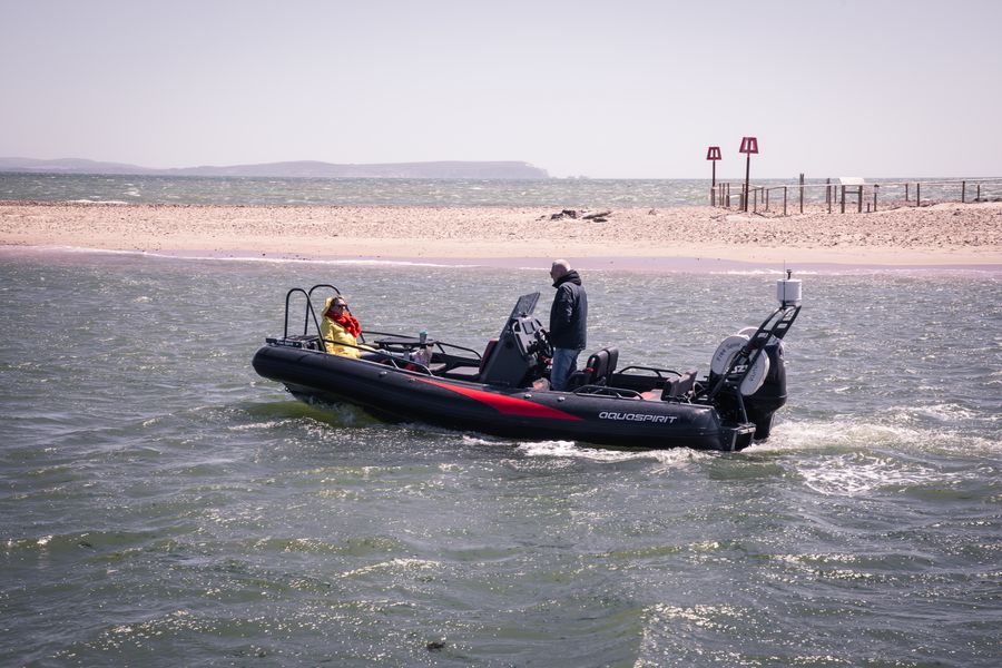RIB tender boat