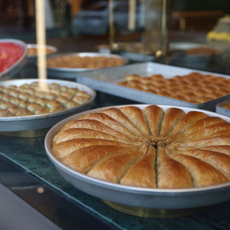 Grappa-Infused Date and Chestnut Baklava