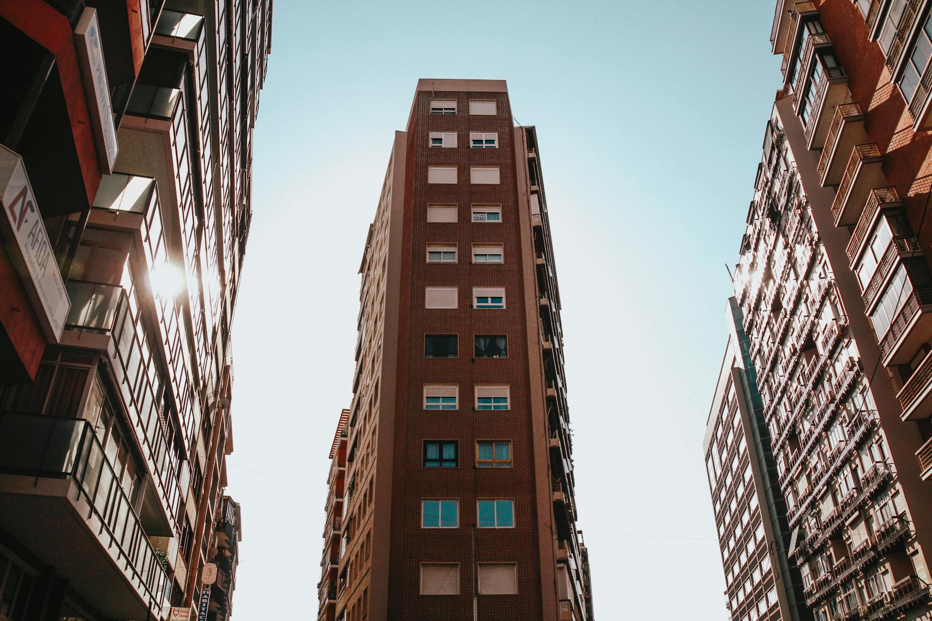 Low Angle Shot of Buildings