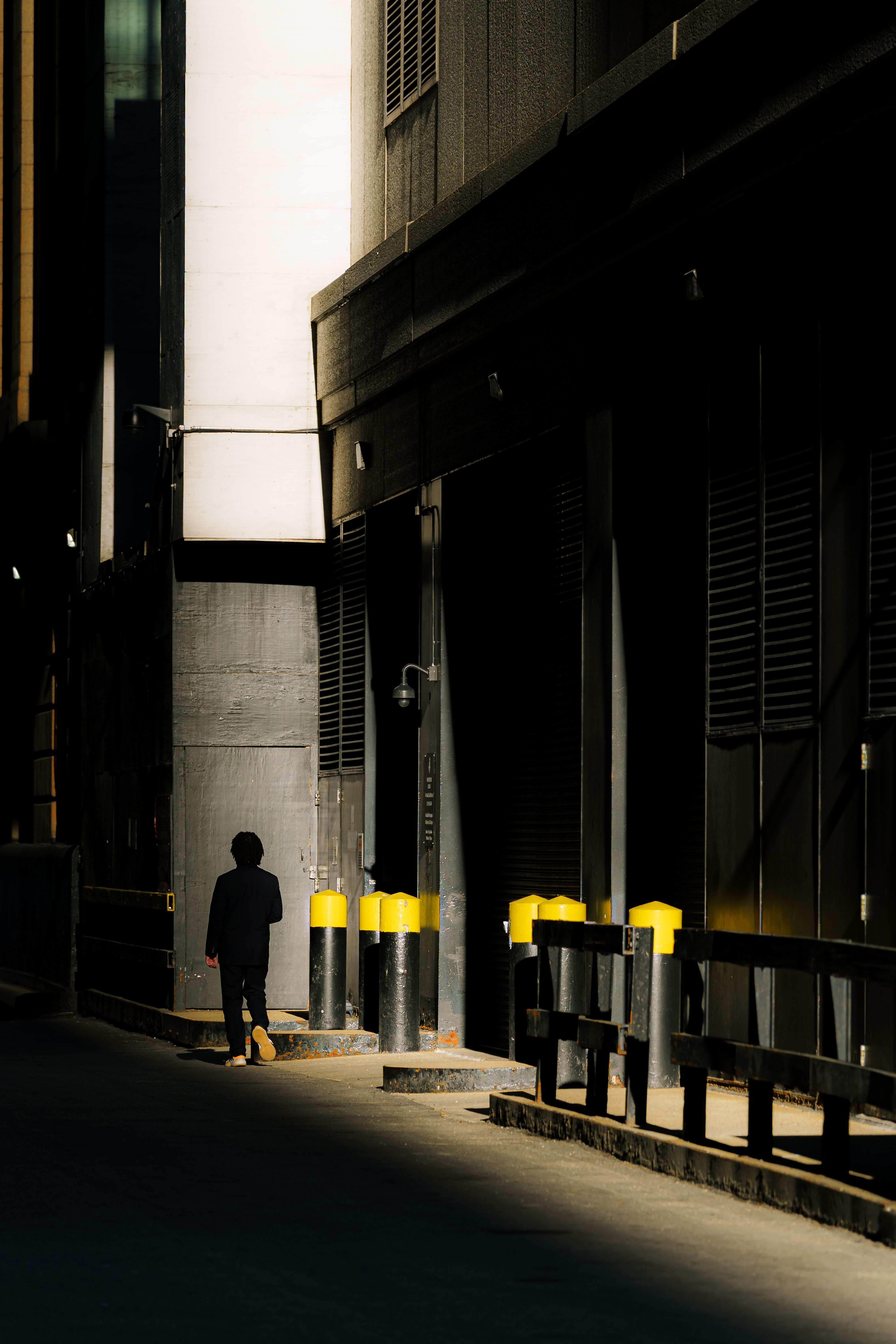 Street Scene with Shadows in New York City · Free Stock Photo