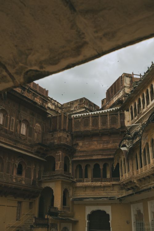 Free Explore the intricate architecture of Mehrangarh Fort in Jodhpur, India. Stock Photo