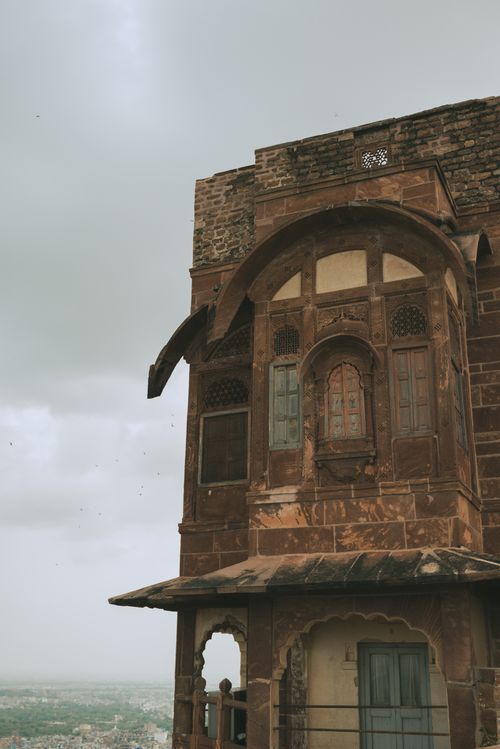 Free Explore the stunning architecture of Mehrangarh Fort in Jodhpur, Rajasthan, showcasing India's rich heritage. Stock Photo