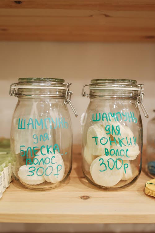 Soaps in Glass Jars