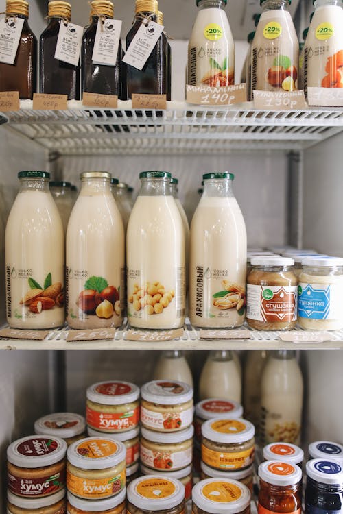 Kostnadsfri bild av alternativ mjölk, dryck, etisk shopping