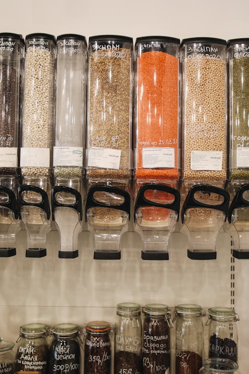 Clear Glass Jars With Brown Liquid Inside