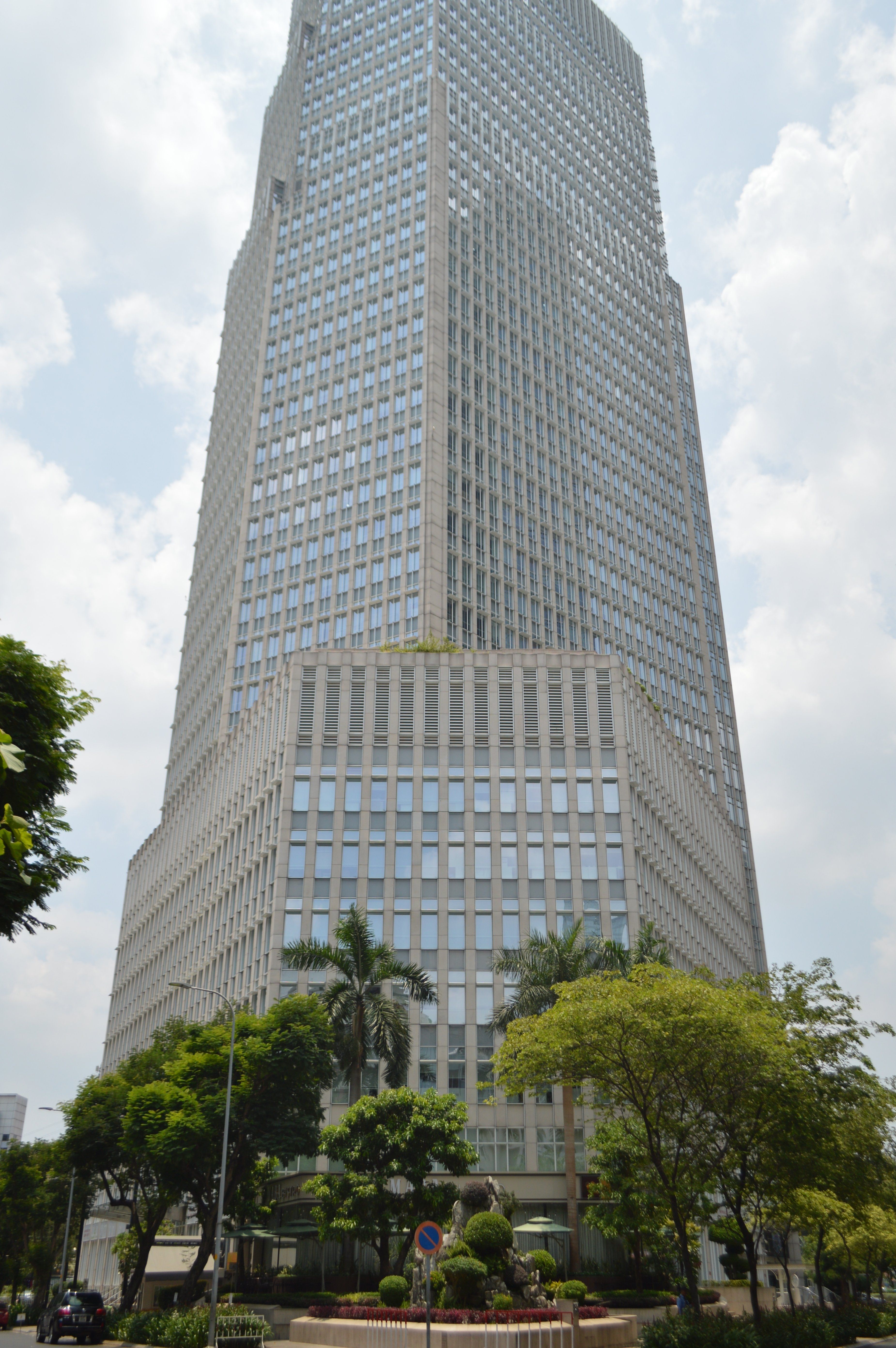 Impressive Skyscraper Against Blue Sky