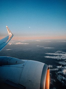 Experience the beauty of England's landscape from above during a serene flight.