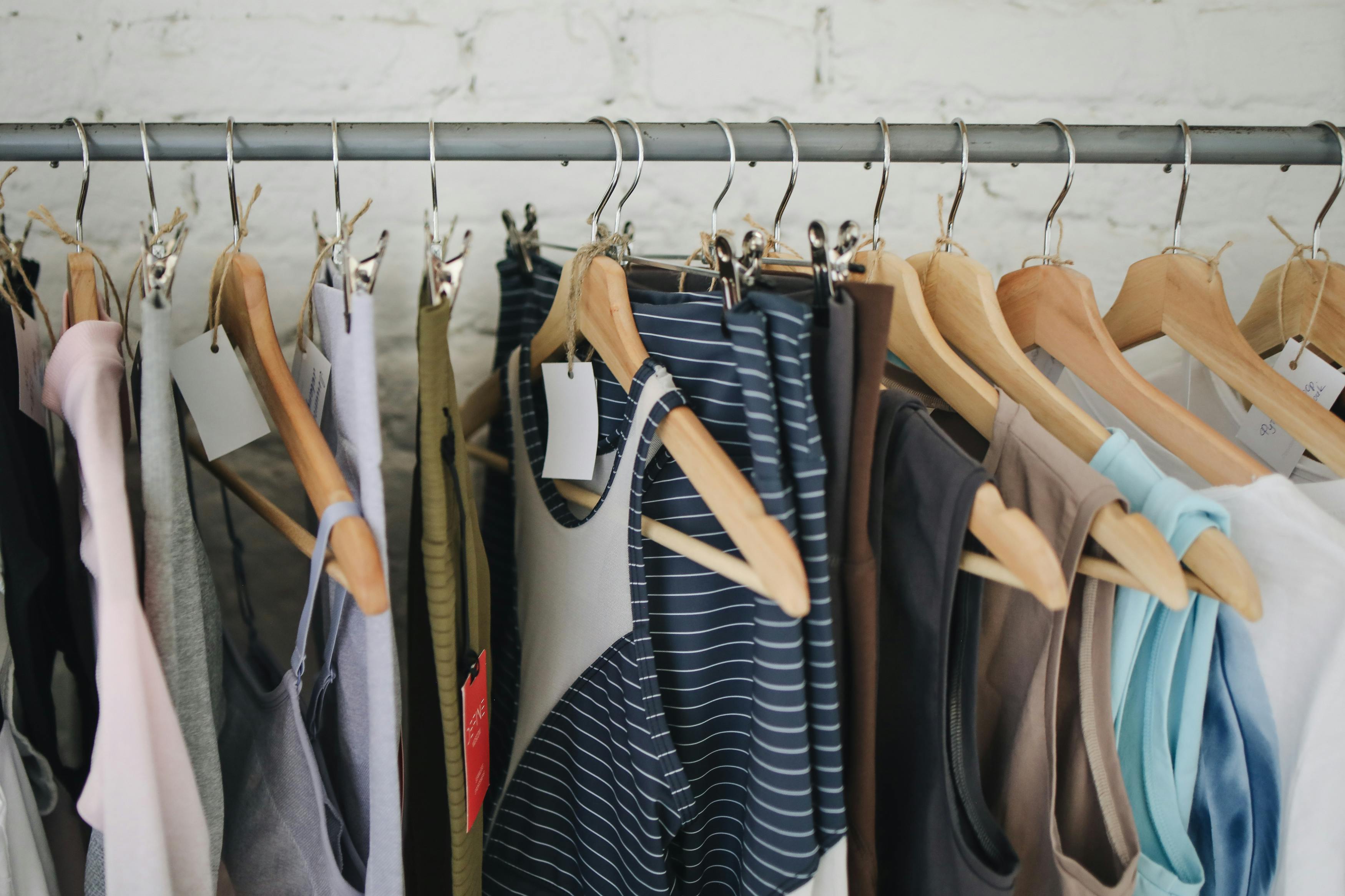 Clothes Hanging on Rack · Free Stock Photo