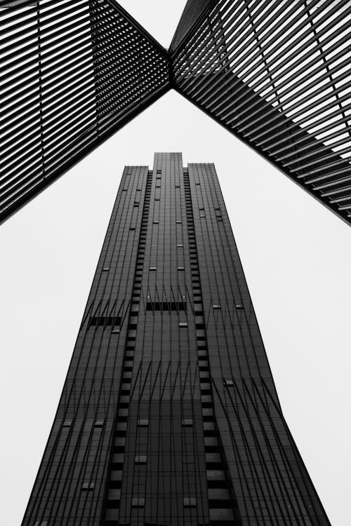 Free Low Angle Photography of High Rise Building Stock Photo
