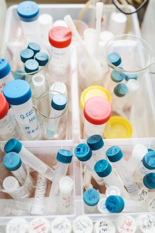 Free Test Tubes in Laboratory Stock Photo