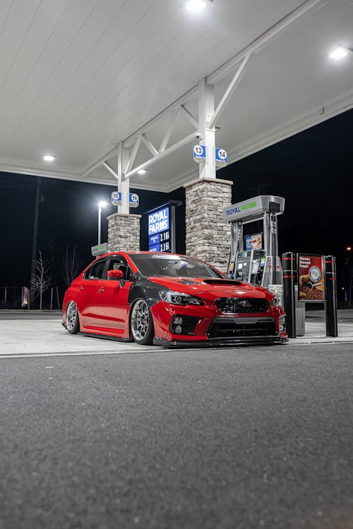 Red Car Refueling