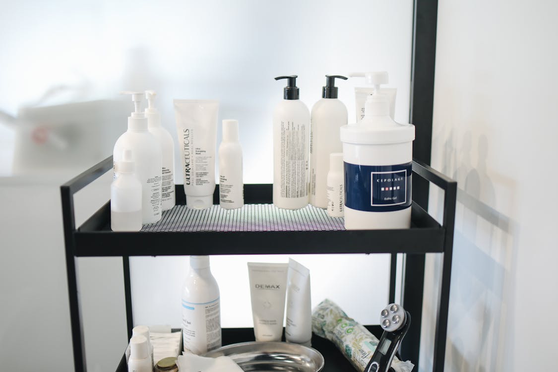 Beauty Products in Salon