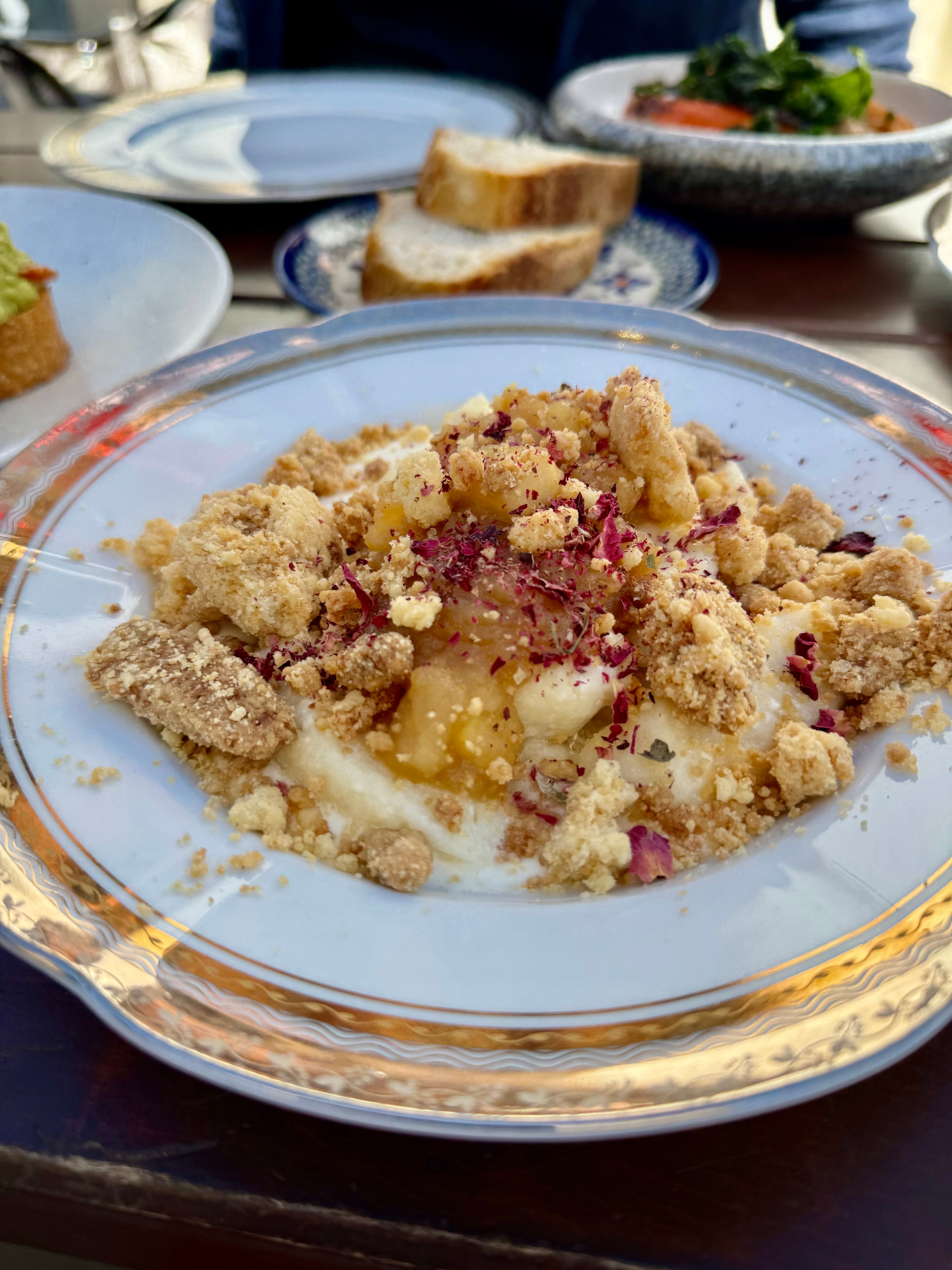 crumble aux pommes preparation