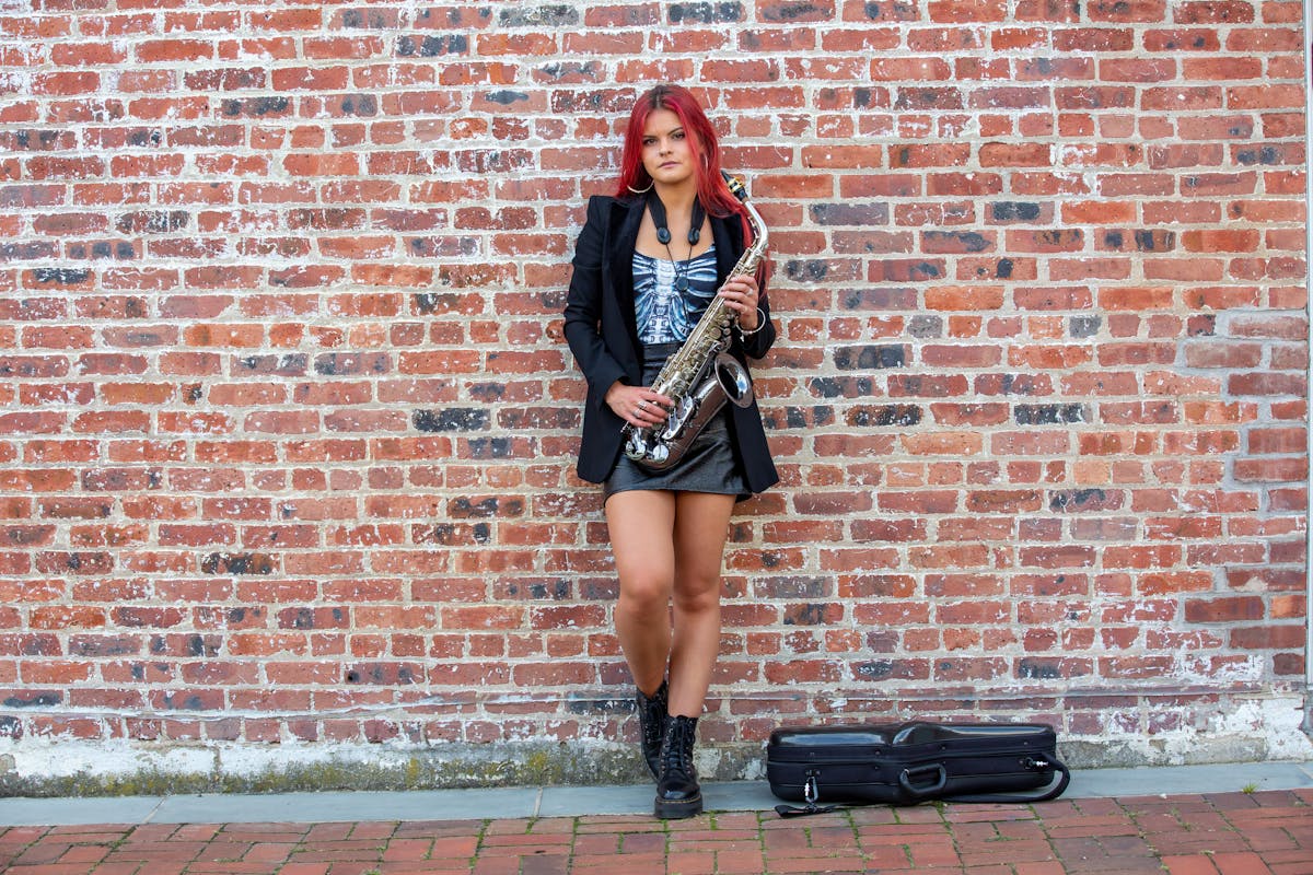Stylish feminine vanity setup with ribbons and accessories