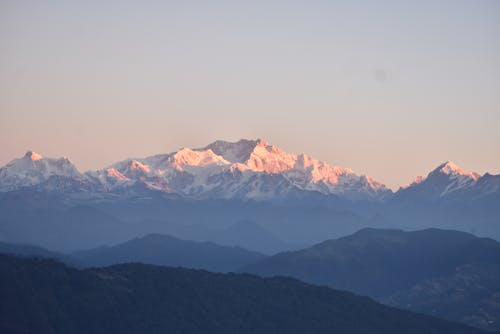 Free Photo of Snow Capped Mountain Stock Photo