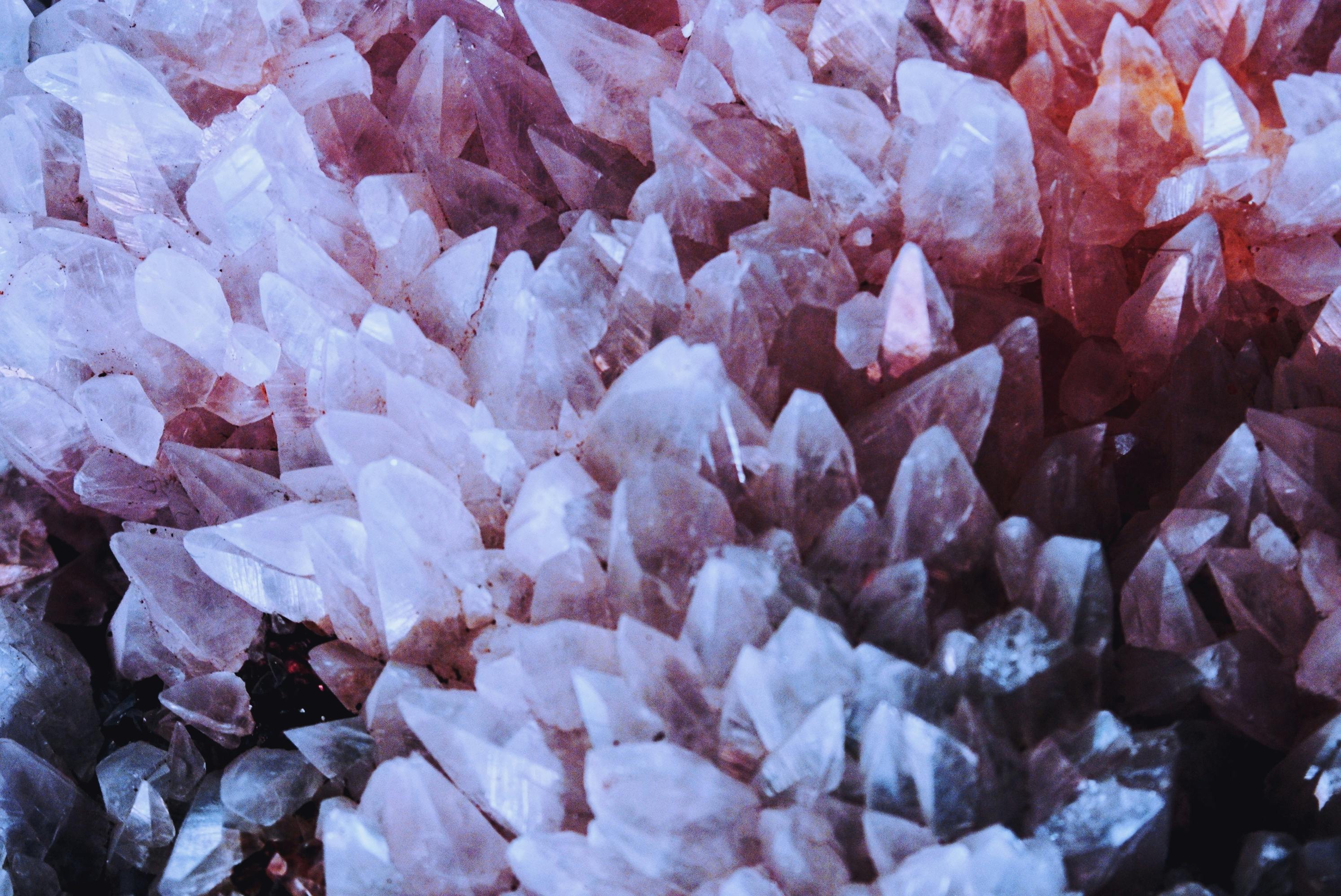 close up shot of crystals