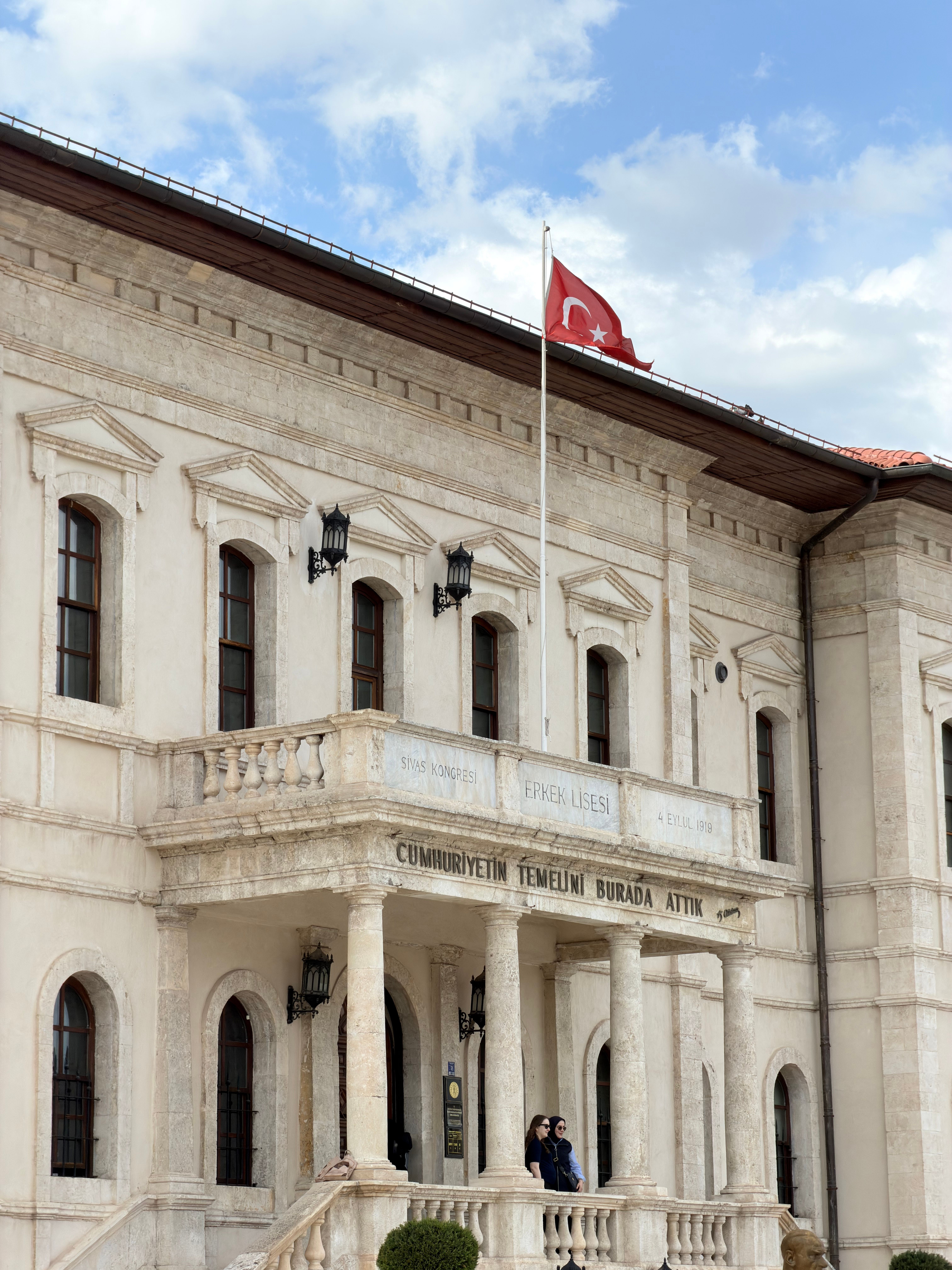 Historic Turkish Parliament Building Facade · Free Stock Photo