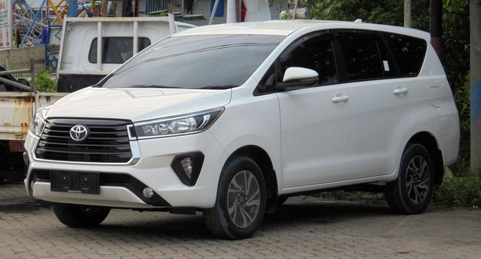 SUV driving on mountain road