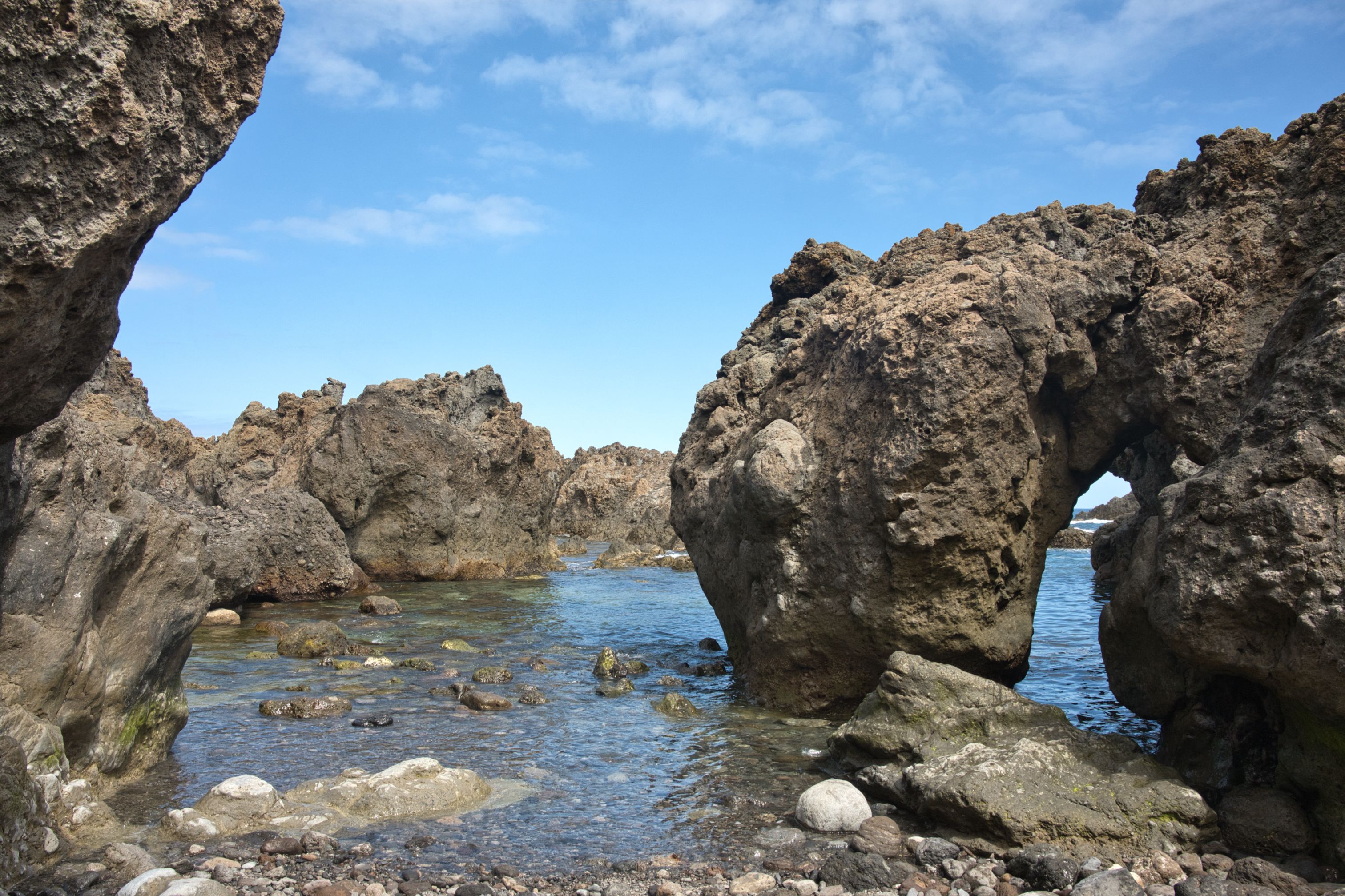 Natural Rock Formations with Ocean View · Free Stock Photo