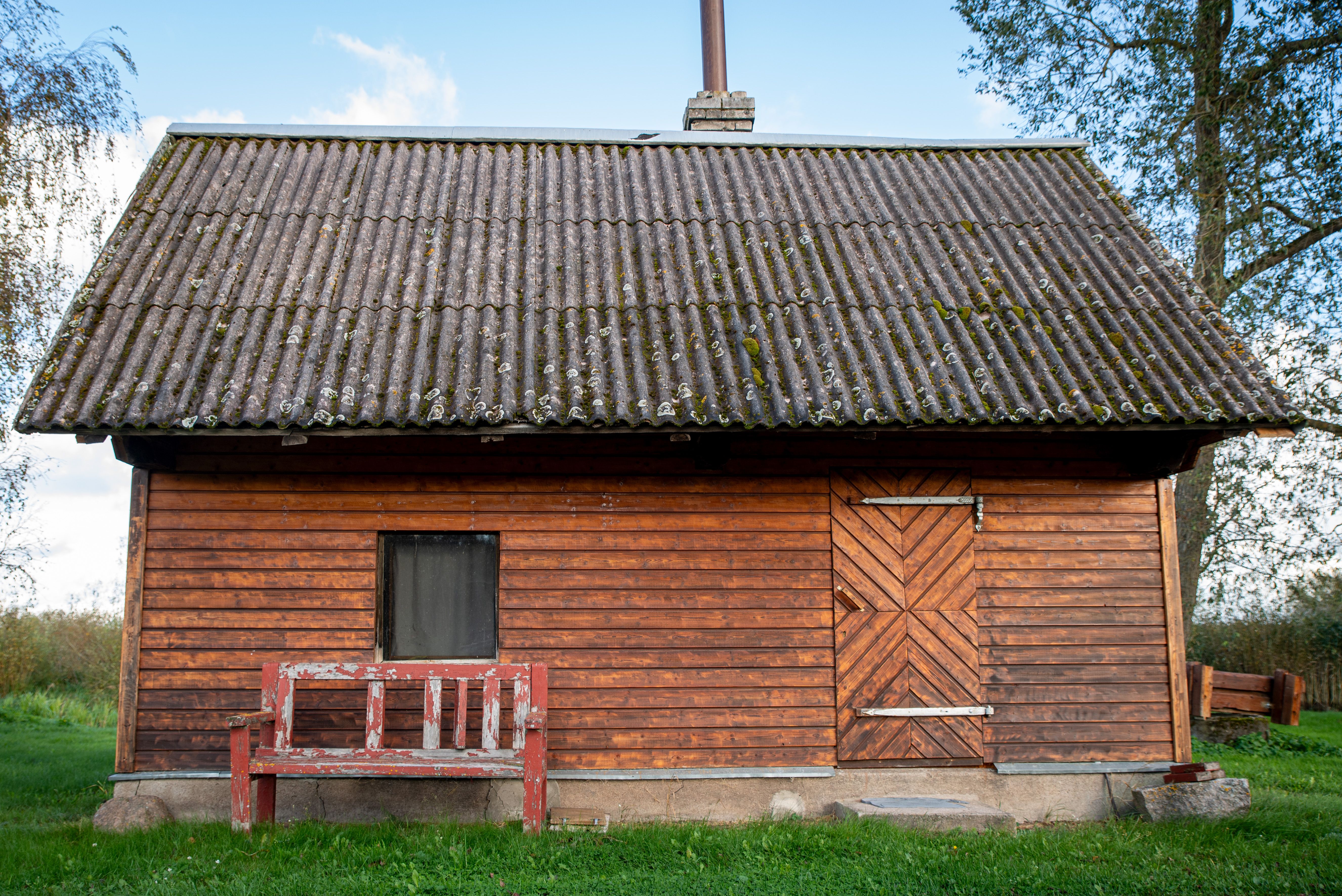 Traditional Estonian sauna cabin in Lahemaa National Park, offering a unique rural stay