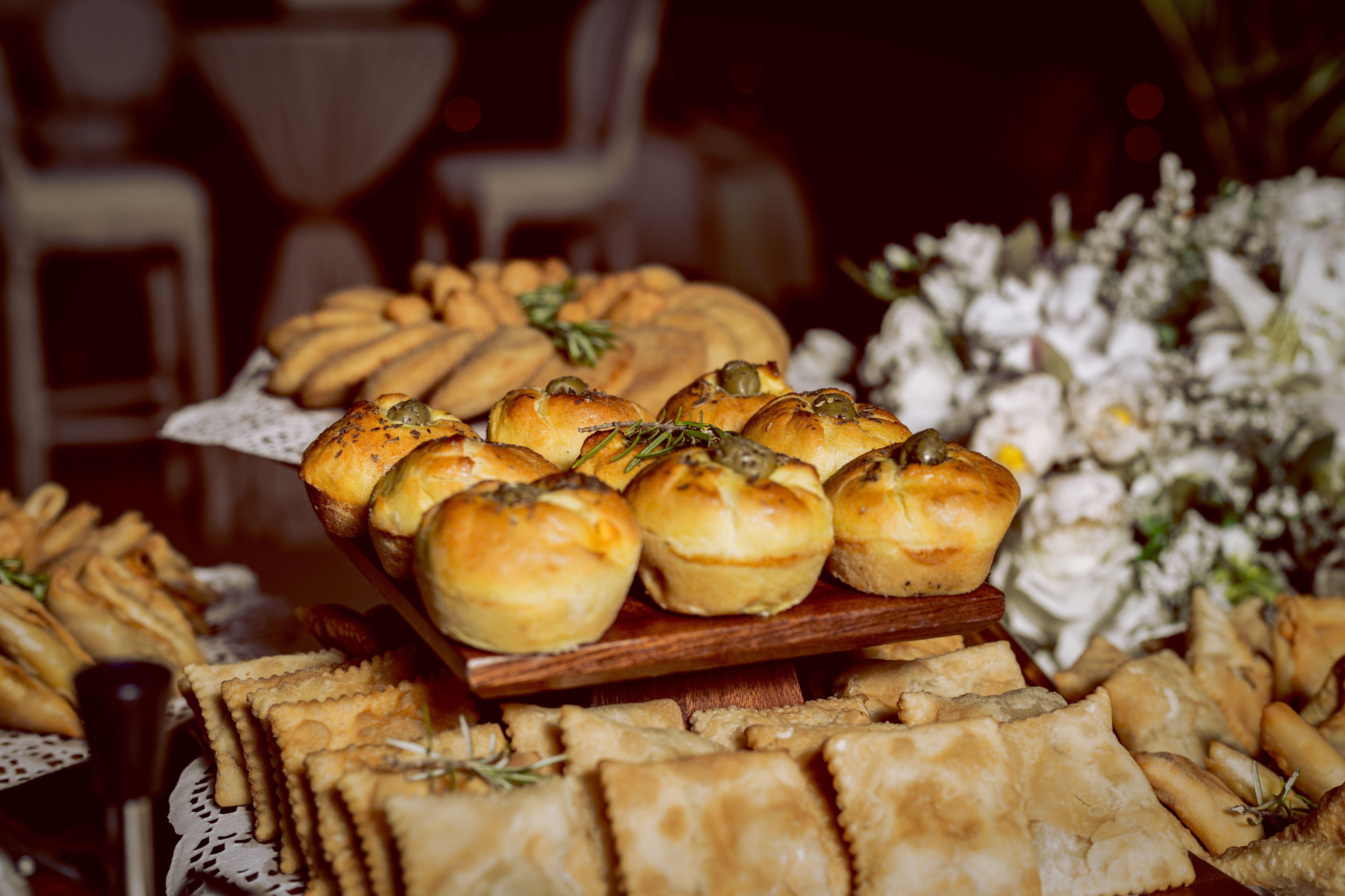 Snacks on Trays on Table · Free Stock Photo