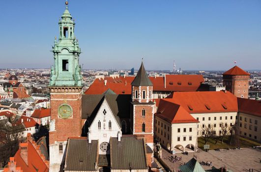 Wawel Castle and Cathedral morning — Krakow