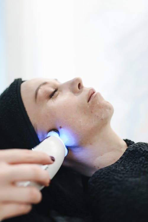 Woman Having Facial Care