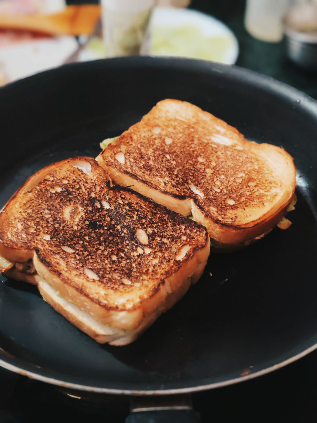 Grilled cheese sandwiches