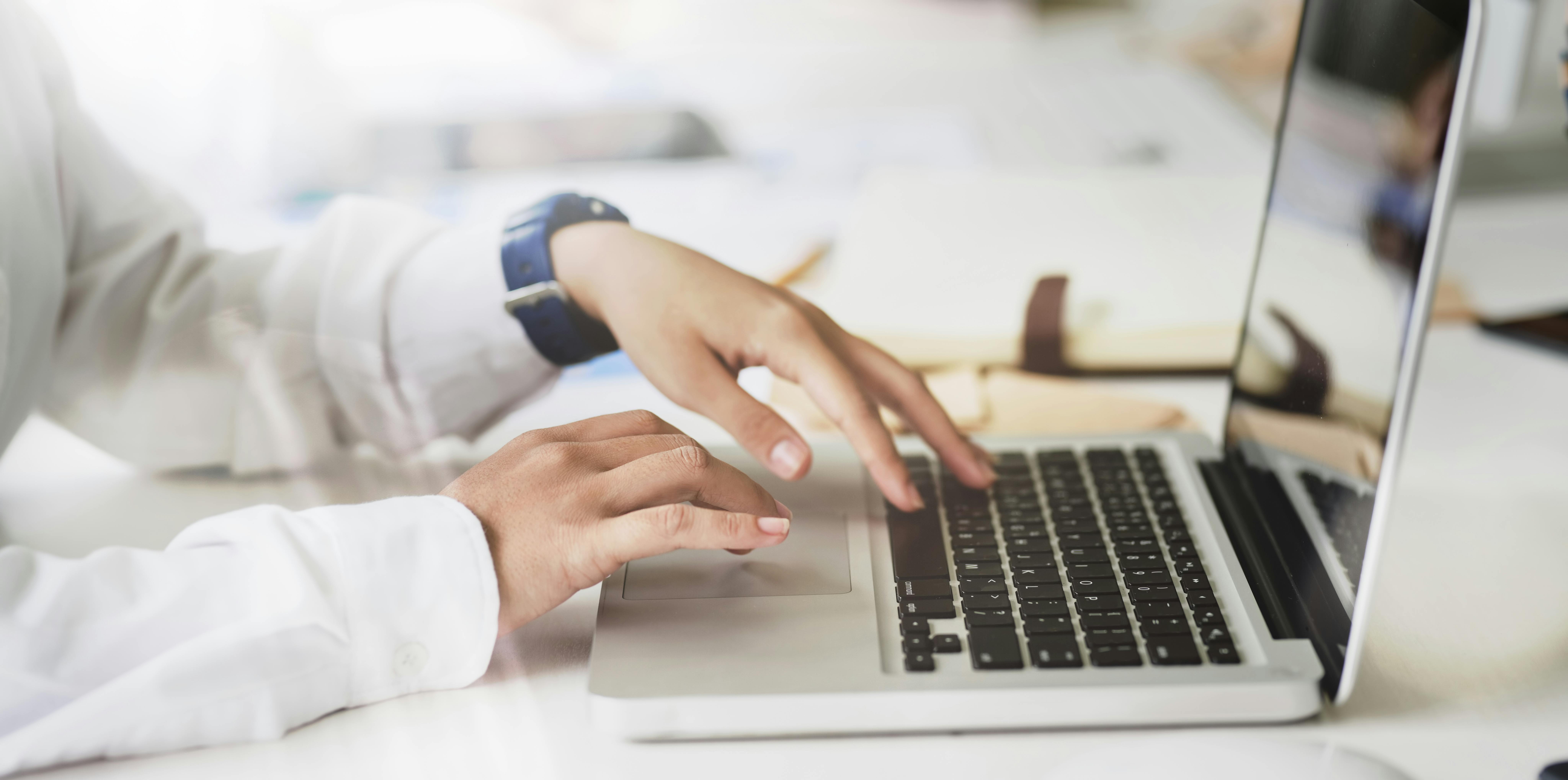 Designer working on packaging mockup