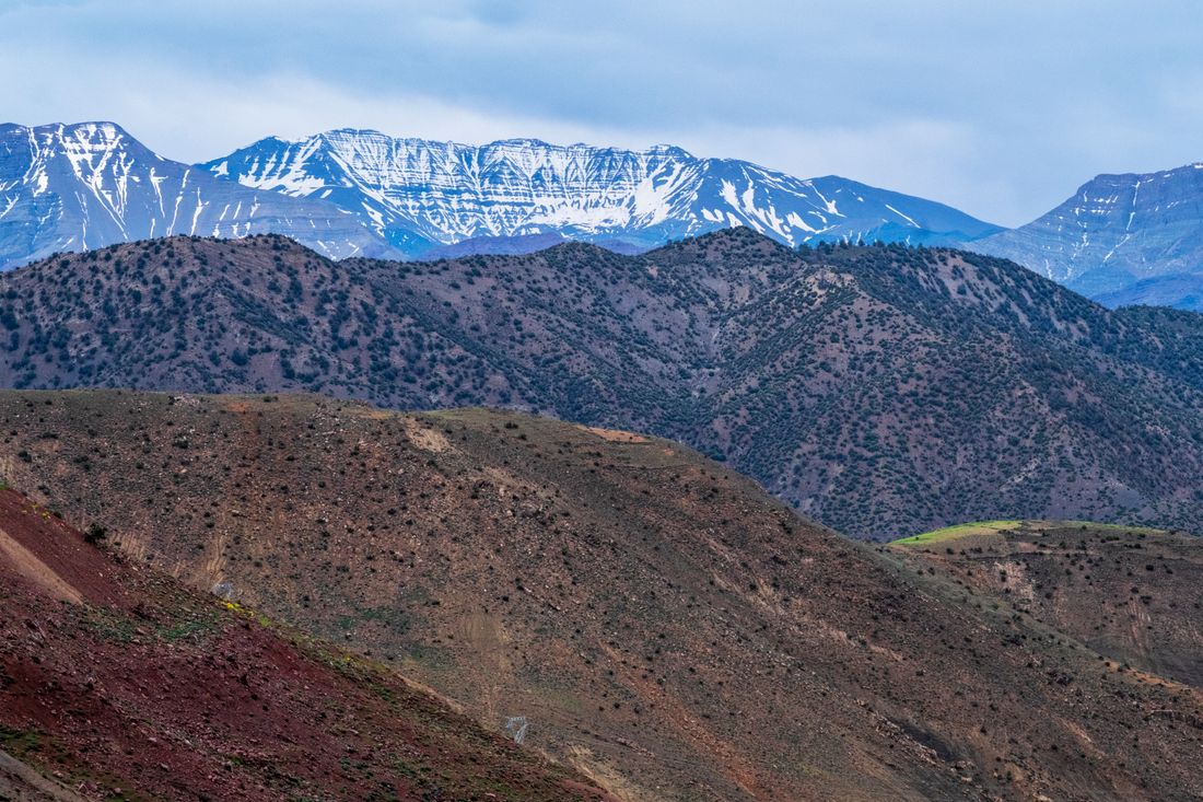 Mount Toubkal, High Atlas, above Imlil — Morocco