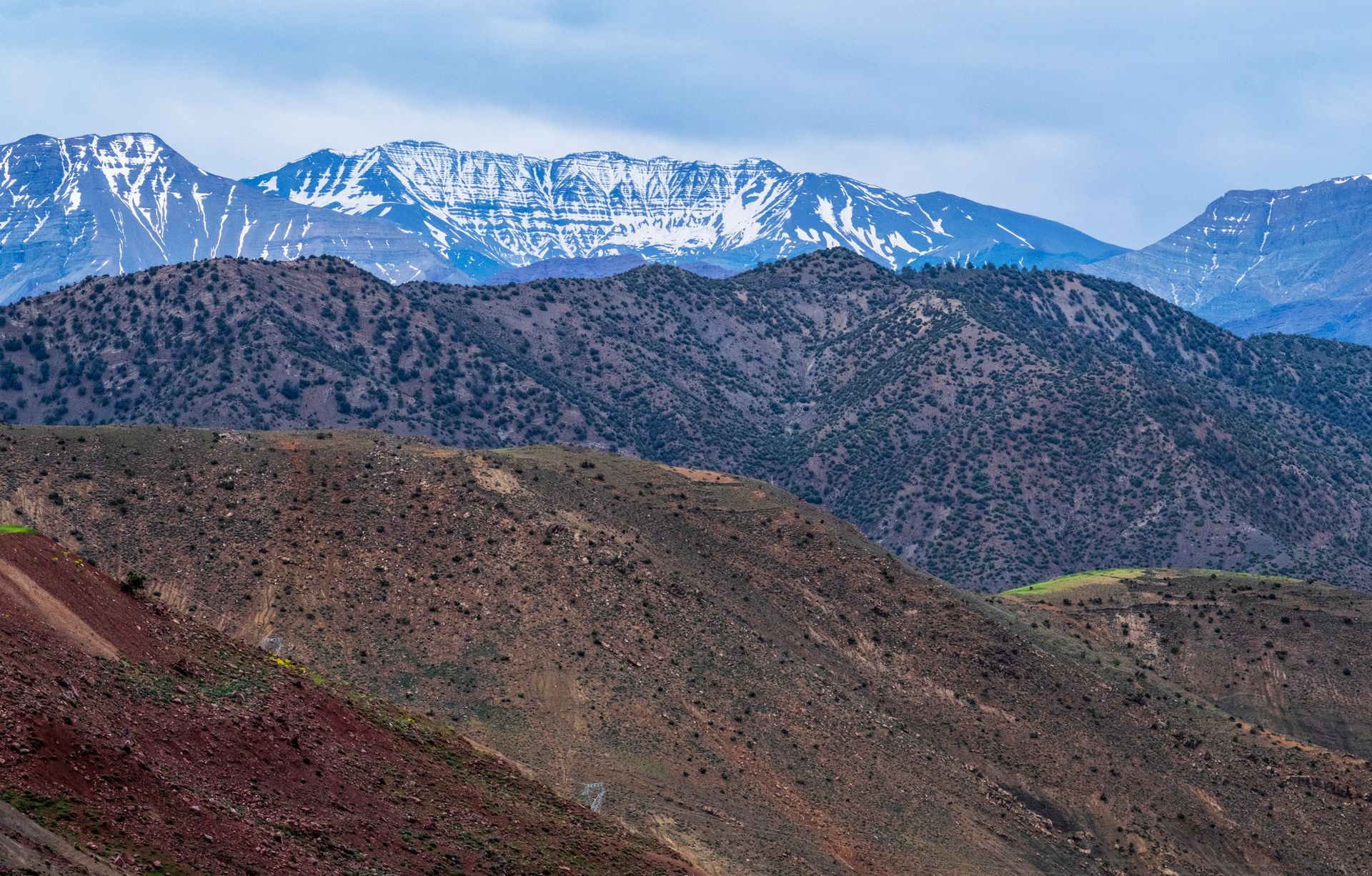 Immersing in the serene beauty of the rugged High Atlas range