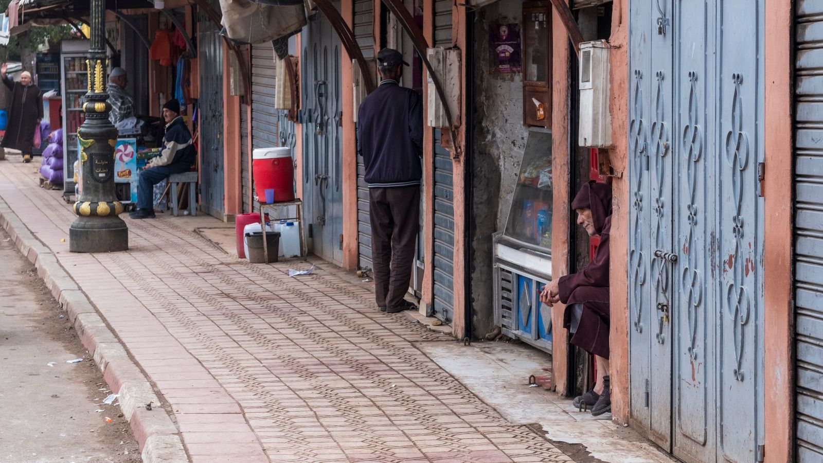 Quiet morning in a moroccan marketplace, Eritrea