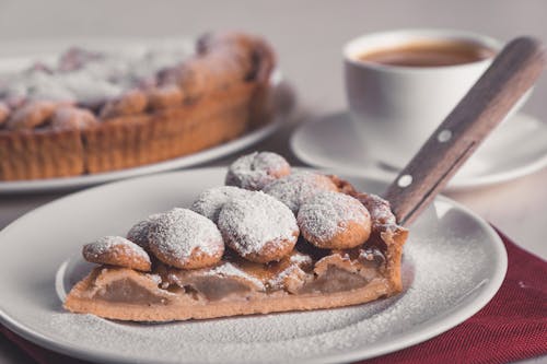 Kuchen Auf Einem Teller