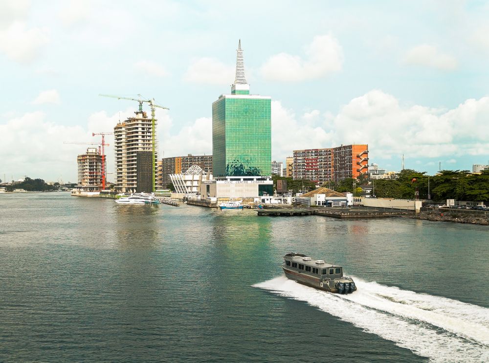 Lagos city skyline