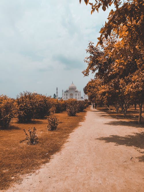 Unpaved Pathway to Taj Mahal 