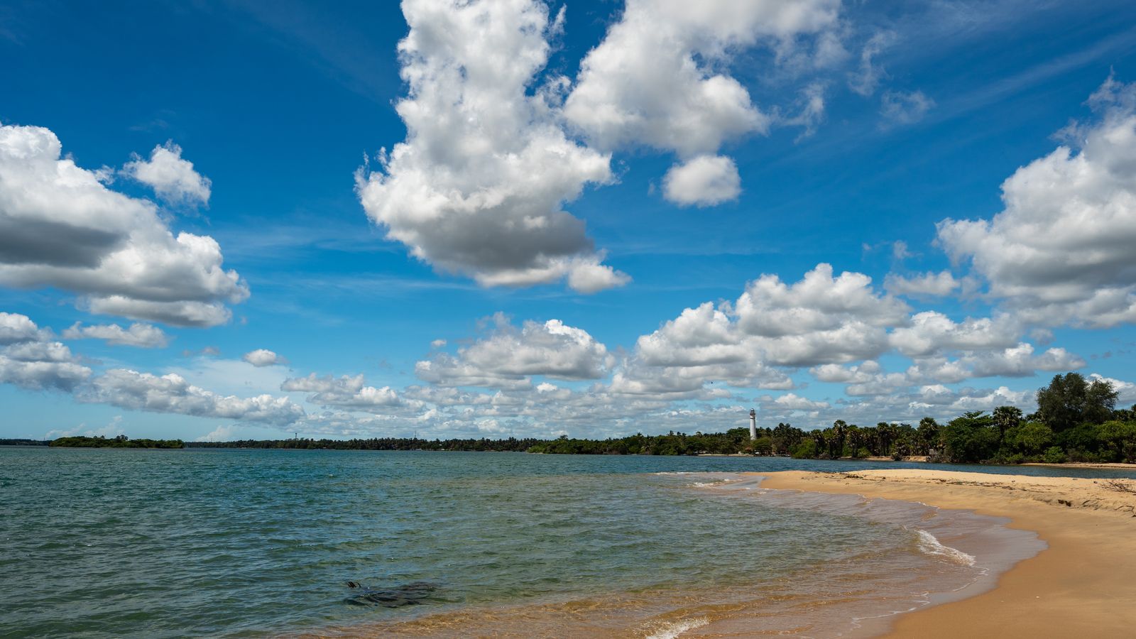 Sunny day at batticaloa lagoon sri lanka, Uganda