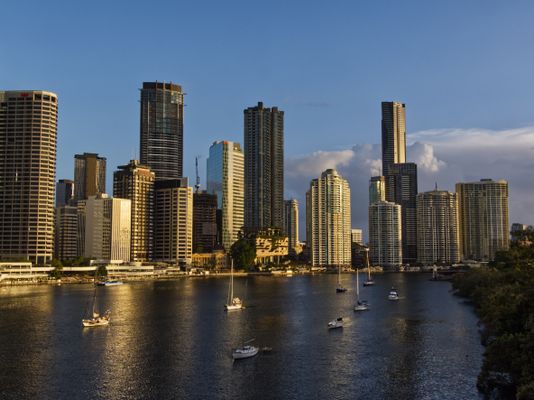 Scenic view of Brisbane, Australia
