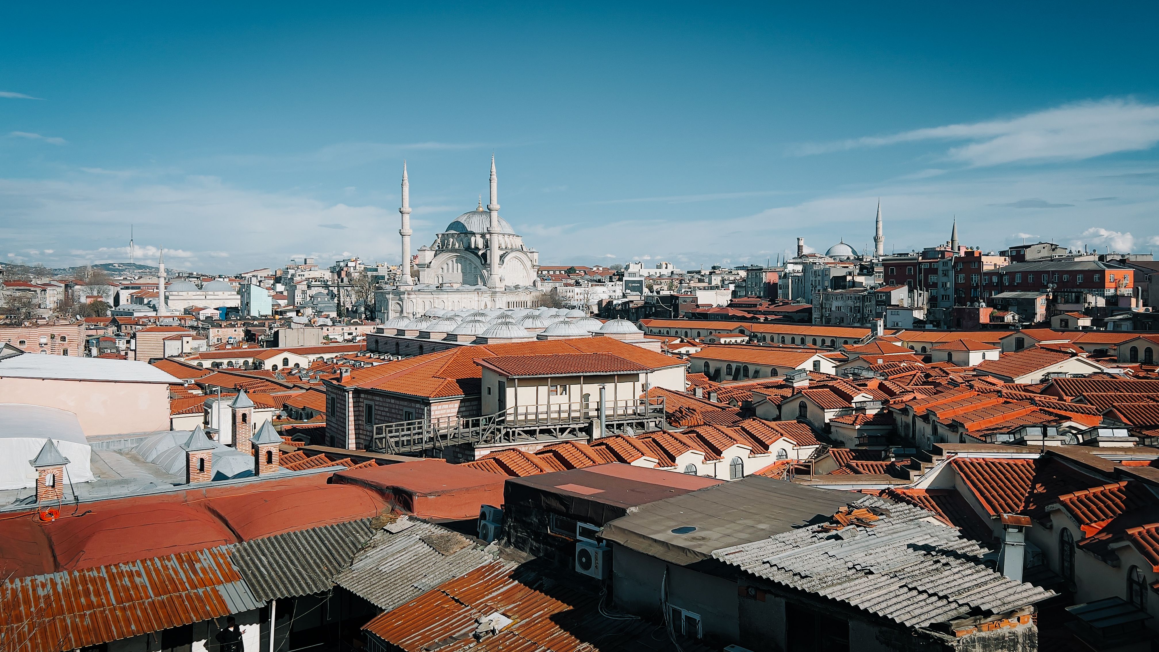 Breathtaking Istanbul Rooftop Cityscape · Free Stock Photo