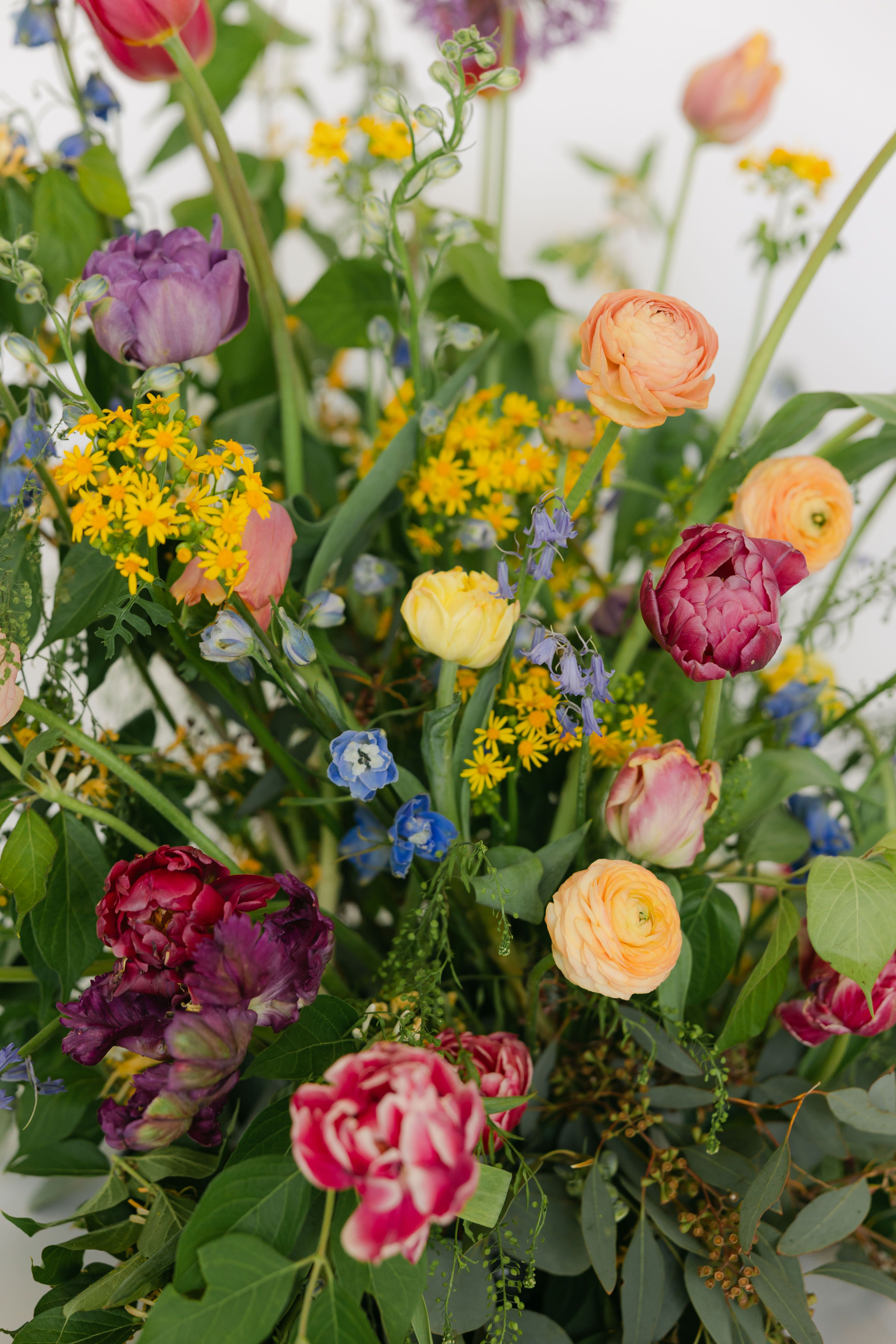Colorful fresh flower bouquet ready for delivery in Indiana