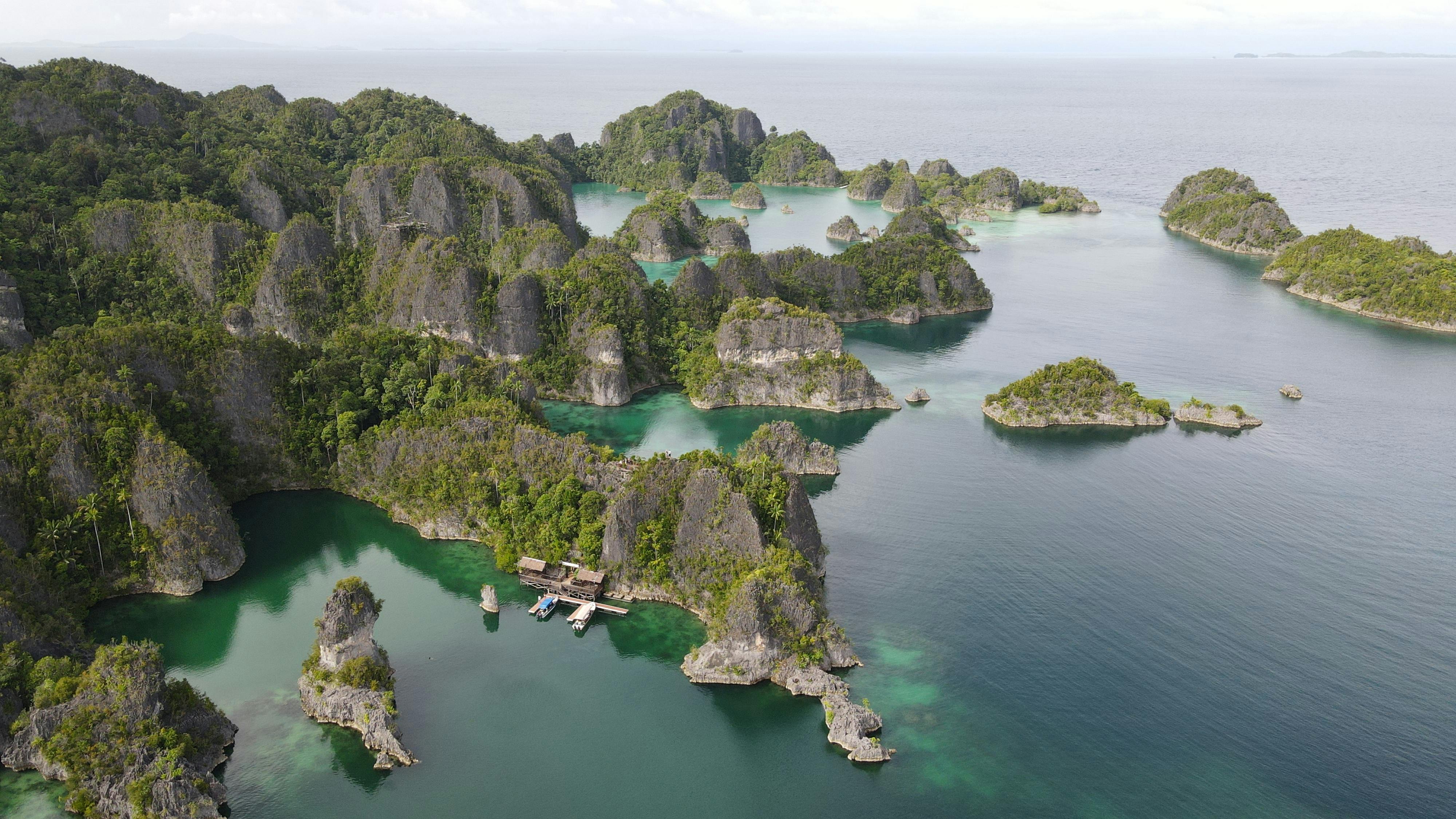 Indonesia archipelago travel map