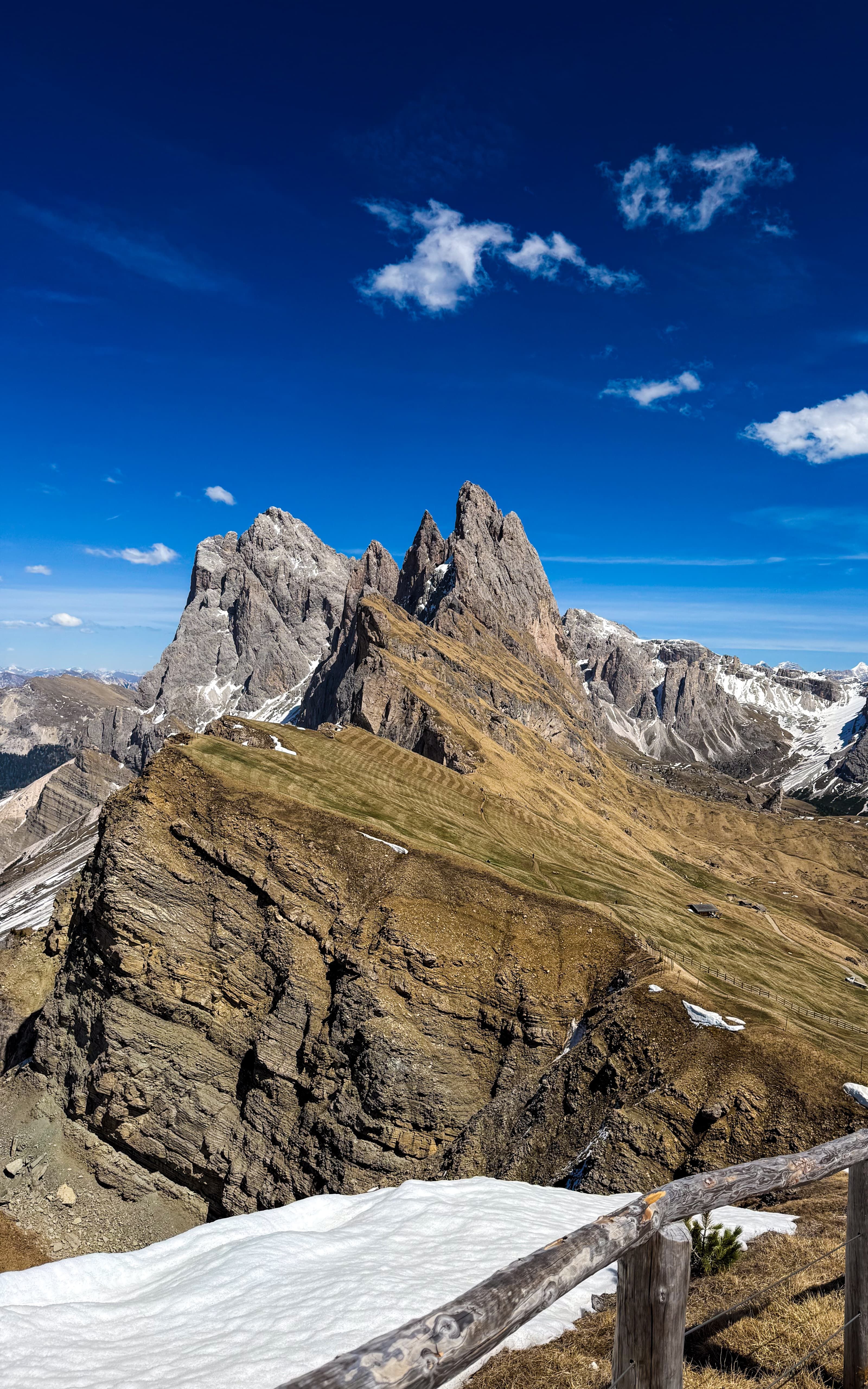 Dramatic View of Seceda Peaks in Dolomites · Free Stock Photo