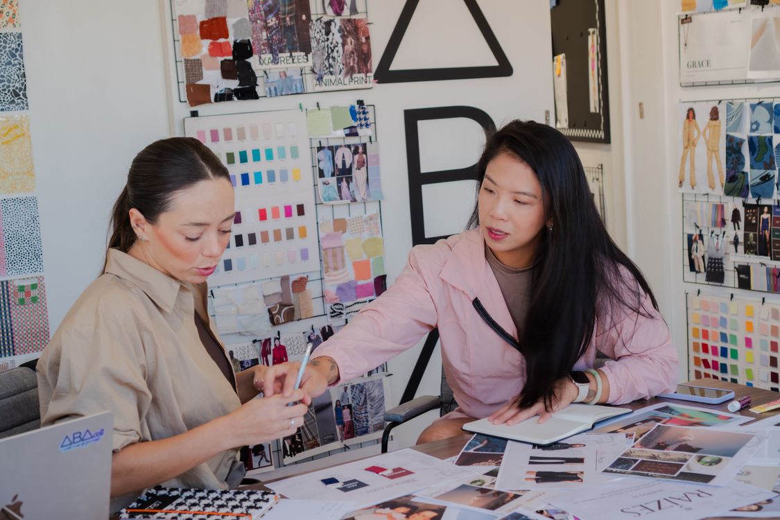 Designer Collaborator Fashion Designers Collaborating on Creative Project · Free Stock Photo